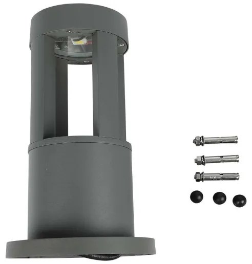 Lampă LED de exterior LED/10W/230V 25cm 4000K IP65 gri