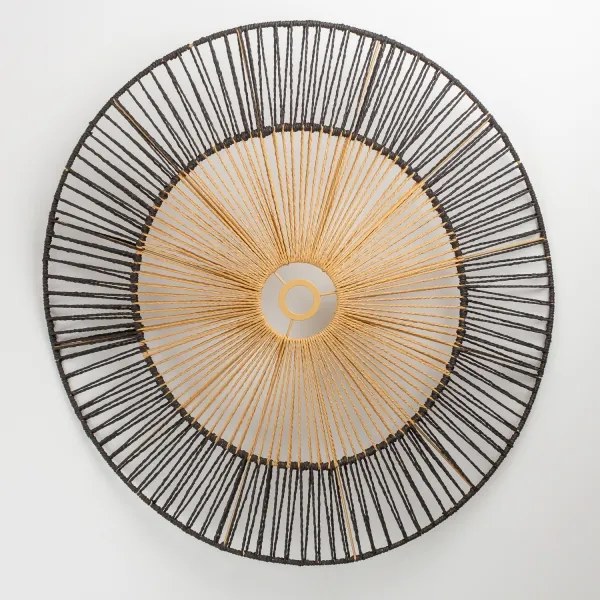 Brilagi - Lustră LED suspendată pe cablu CERIA BOHO 1xE27/40W/230V Ø 80 cm negru/maro