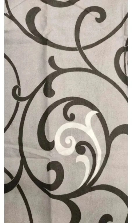 Lenjerie de pat din bumbac TRIENO gri Dimensiune lenjerie de pat: 70 x 90 cm | 140 x 200 cm