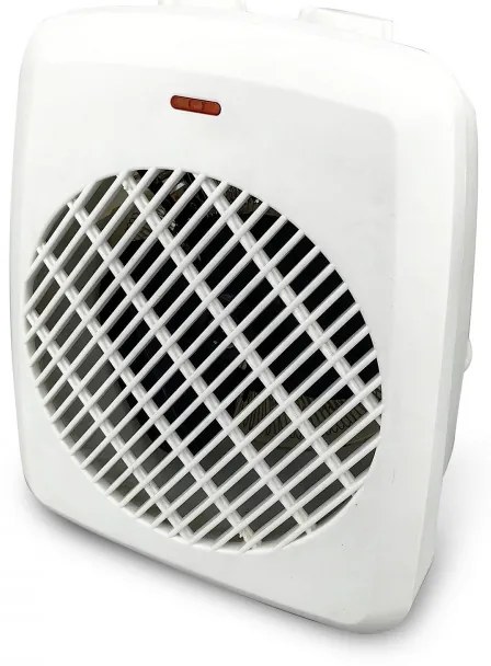 Aeroterma ELITE EFH-1385, 2000W, 20 m², 3 trepte, Termostat reglabil, Indicator de putere, Alb