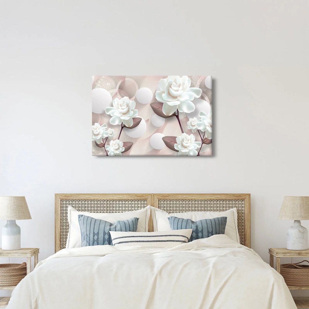 Tablou - Flori de trandafir (90x60 cm)