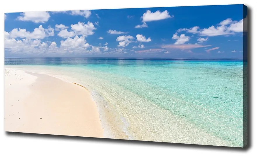Tablouri tipărite pe pânză Plajă în maldive