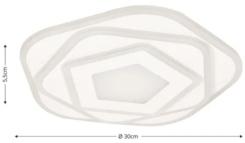 Brilagi - Plafonieră LED MODERN MINI/53W/230V 3000-6000K + telecomandă