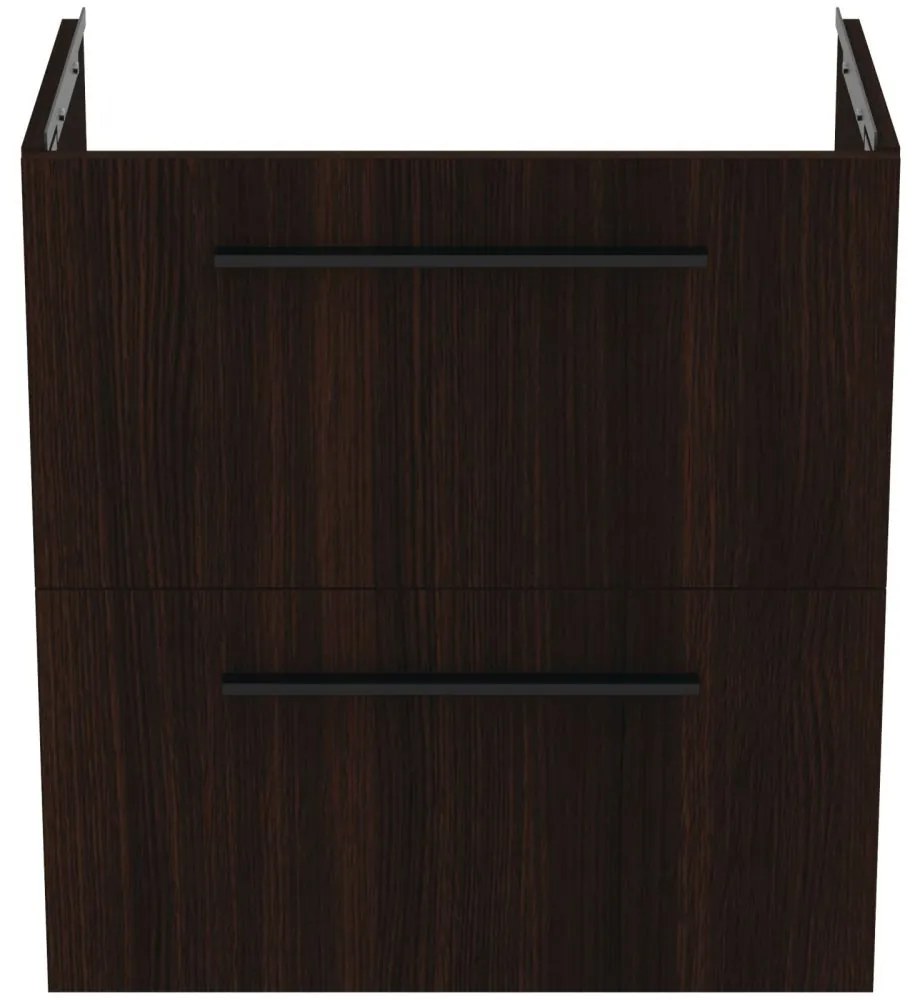 Dulap baza lavoar, 60x38x63 cm, 2 sertare, cafea stejar Stejar cafeniu