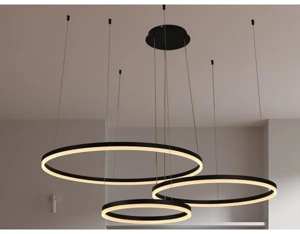 Lustră LED dimabilă pe cablu LED/125W/230V 3000-6500K + telecomandă