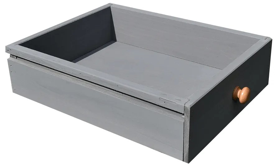 Masă de lucru pentru grădină Barrie (cu lavoar) (gri). 1034232