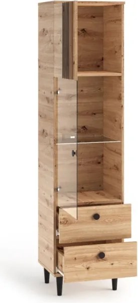 Vitrina inalta, 50x40x196 cm, LIVIA 05, ADRK Furniture