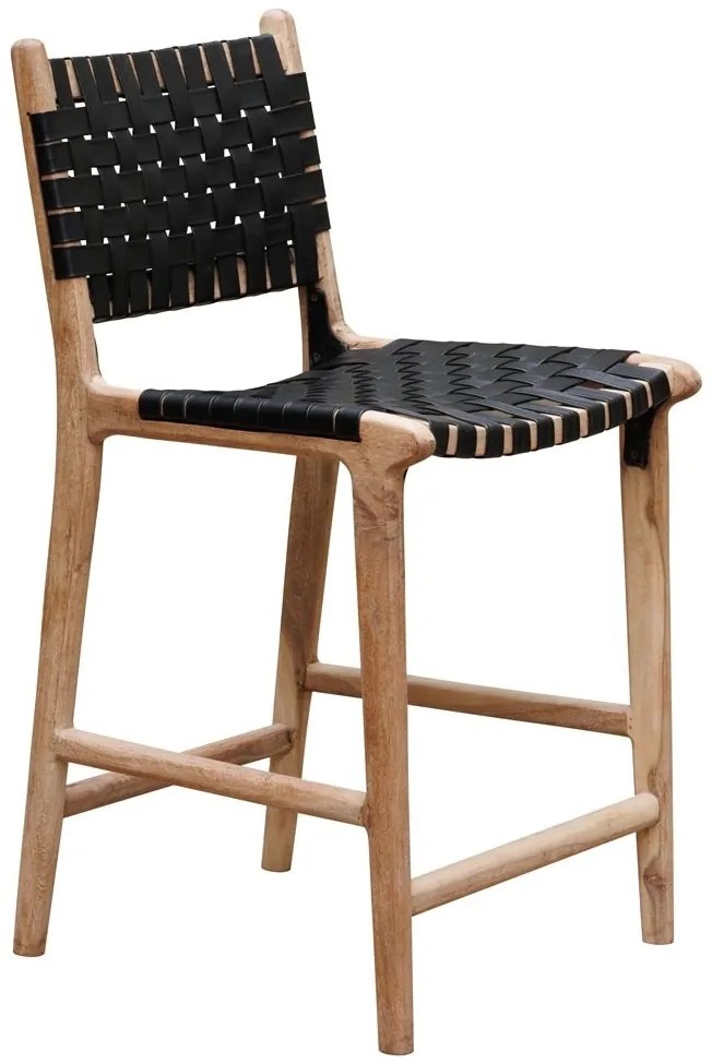 Scaun de bar, din piele naturala, Mixing