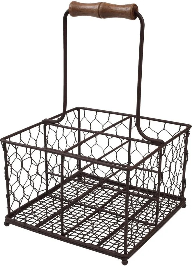 Suport din metal pentru 4 sticle T&G Woodware Provence