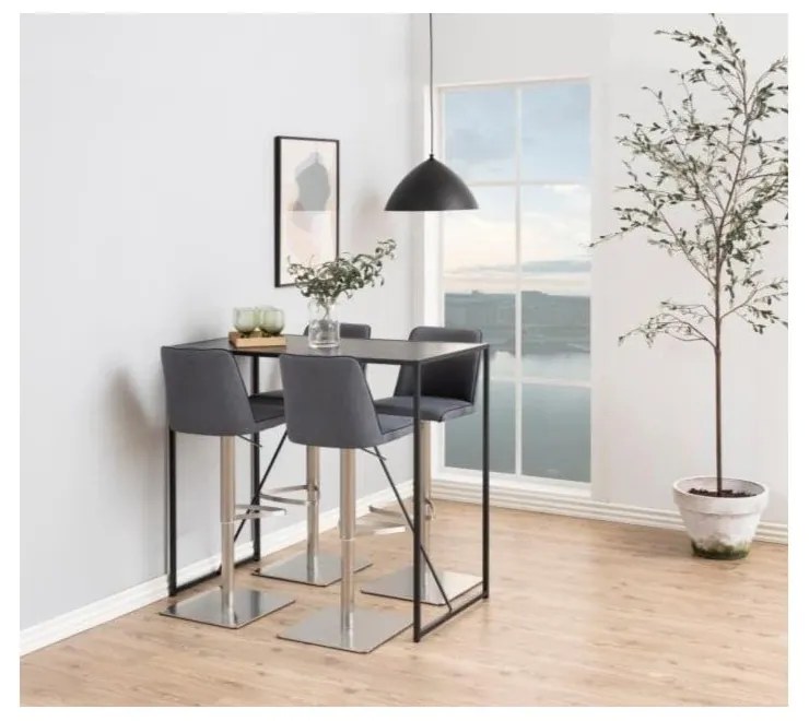 Masă bar Actona Seaford, negru