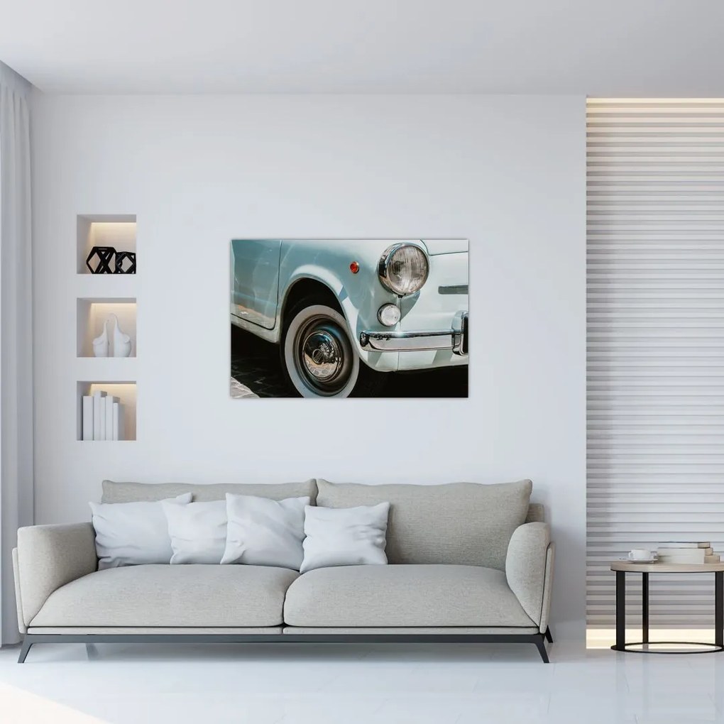 Tablou - mașina retro Fiat (90x60 cm)