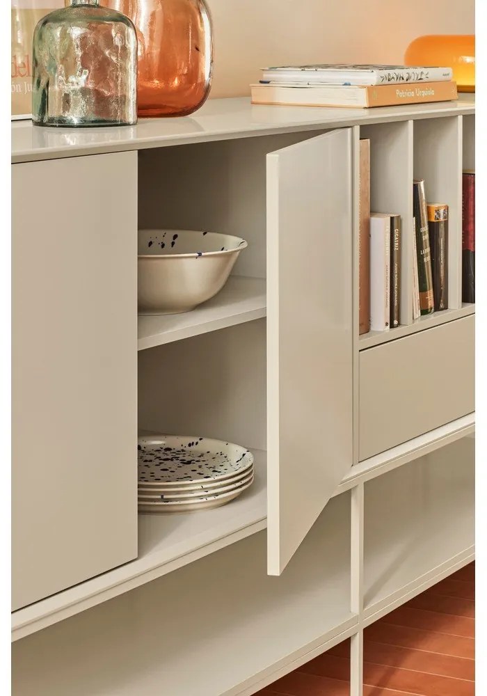 Comodă cărămizie 220x98x45 cm Platt – Teulat