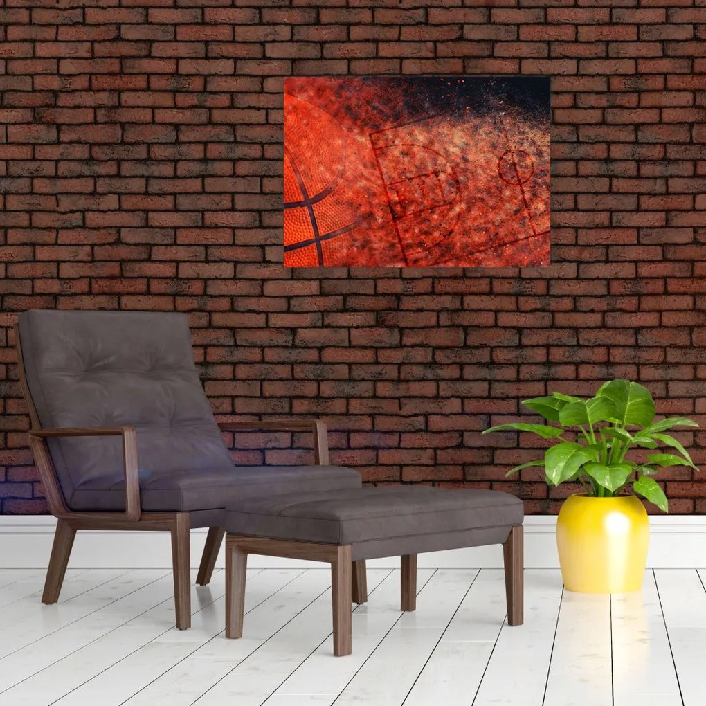 Tablou - Meci de baschet (70x50 cm)