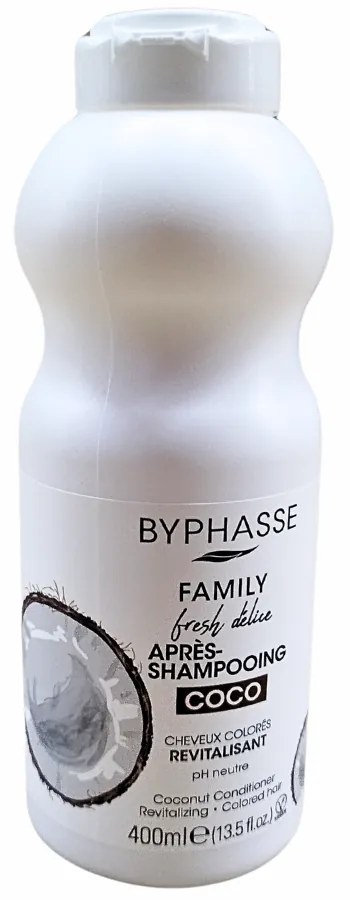 sampon Byphasse Pentru Parul Vopsit Family Fresh Delice Cocos 400 ml