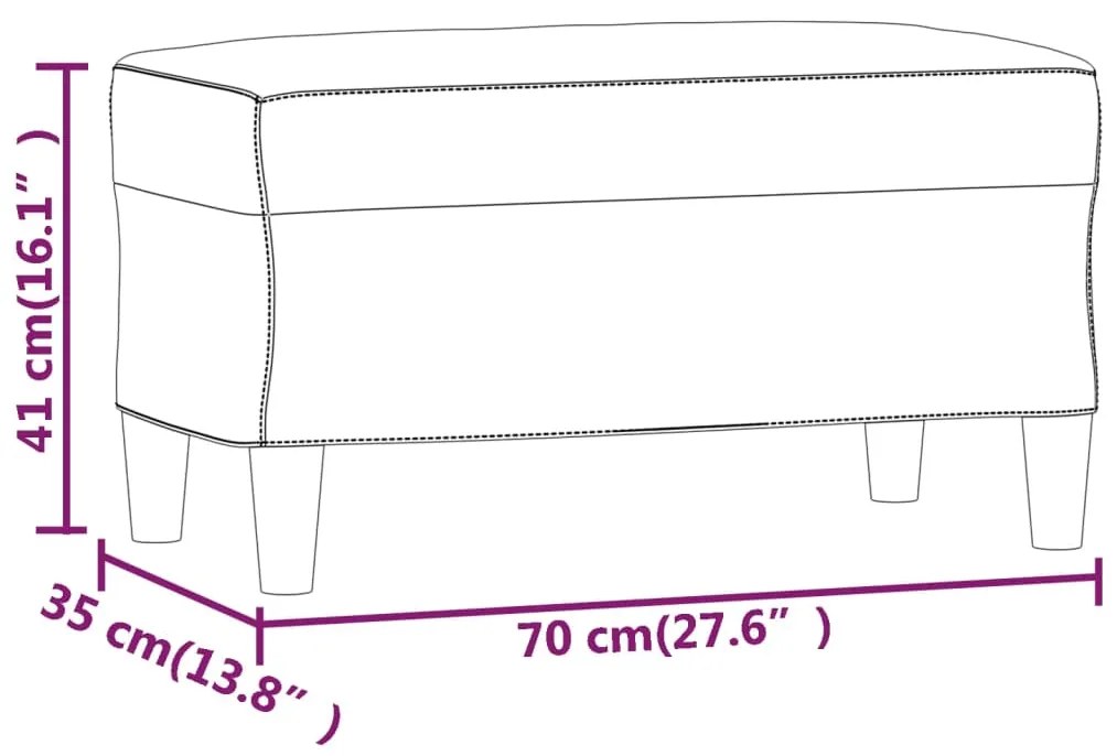 Banca, rosu vin, 70x35x41 cm, catifea Bordo, 70 x 35 x 41 cm