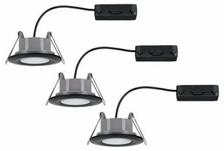 SET 3x corp de iluminat încastrat pentru baie LED/6W IP65 CALLA 230V Paulmann 99991