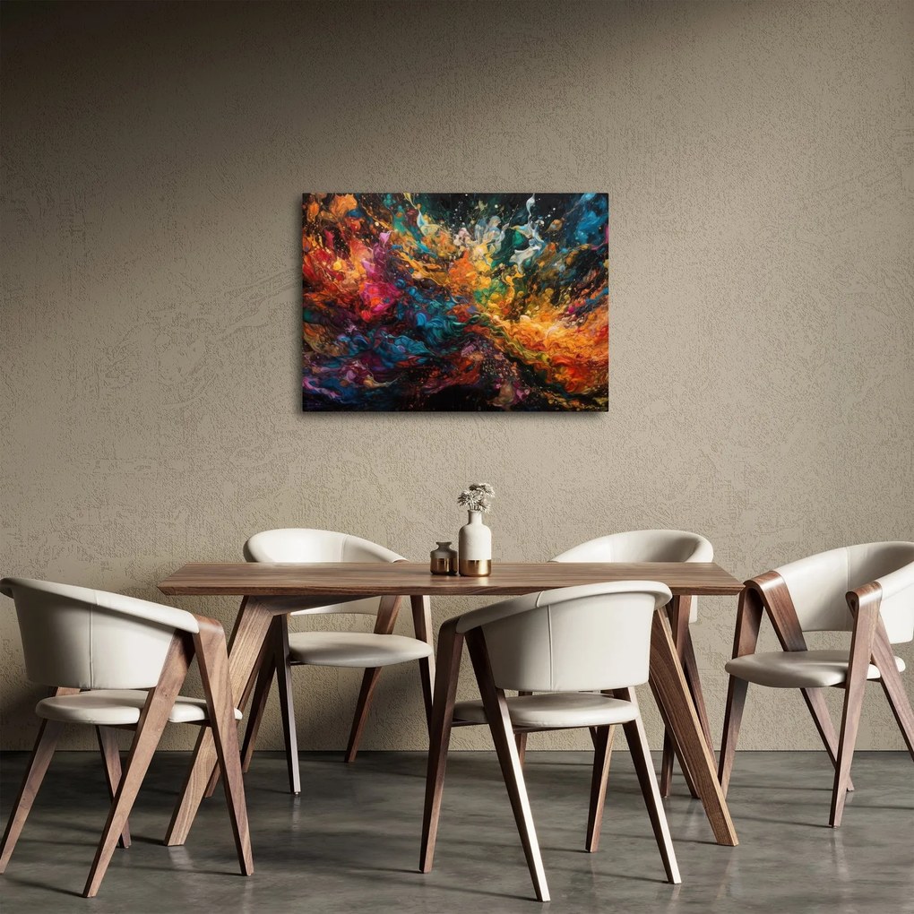 Tablou - Abstracția culorilor II. (70x50 cm)