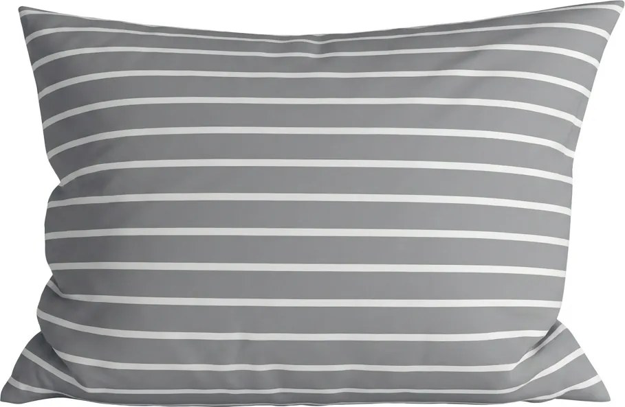 Husa din bumbac pentru perna CAPRIVI 50x70 cm, gri