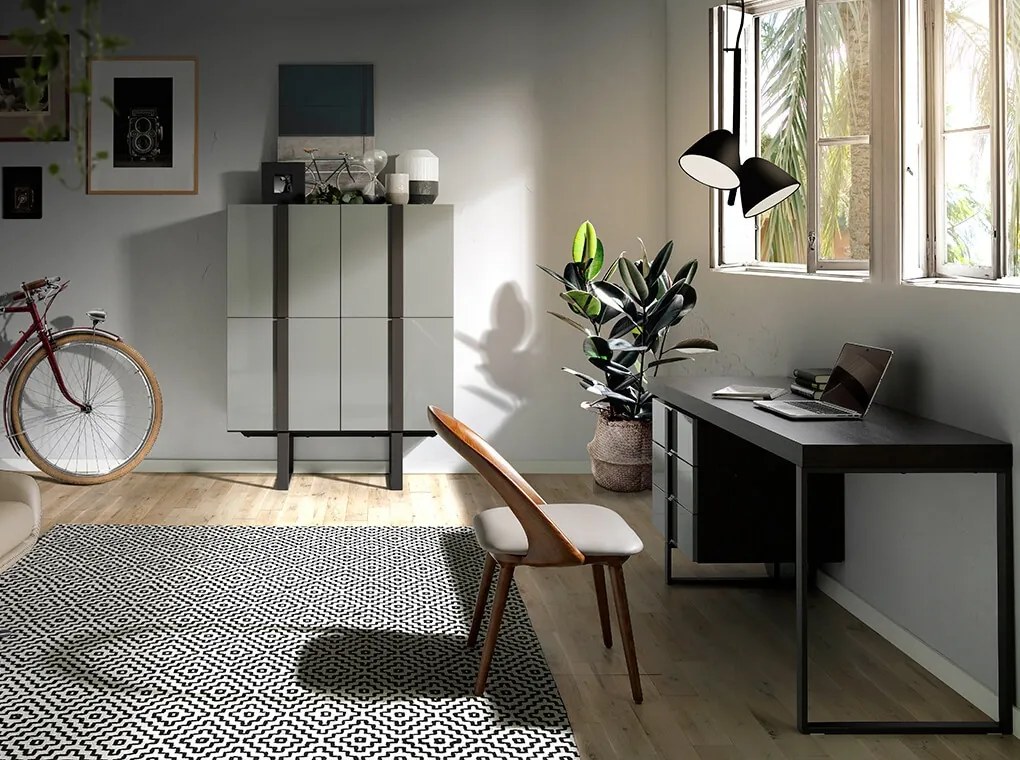 Scaun elegant design italian Banker AC-CH1512-NOGAL