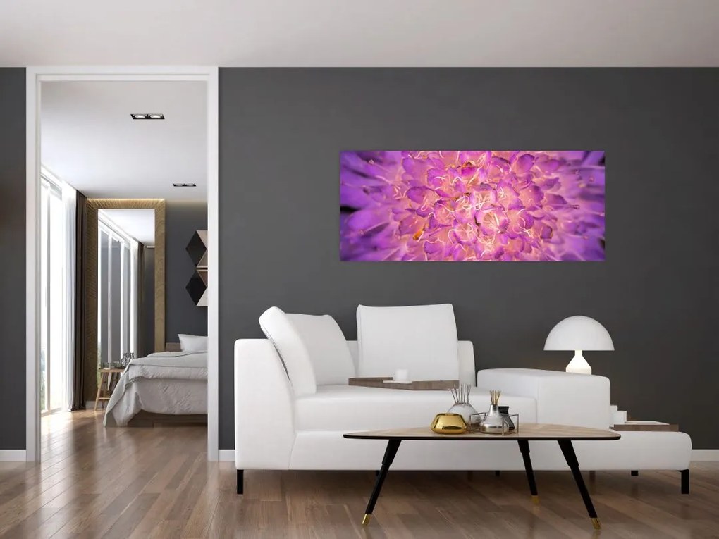 Tablou detailat cu floare (120x50 cm)
