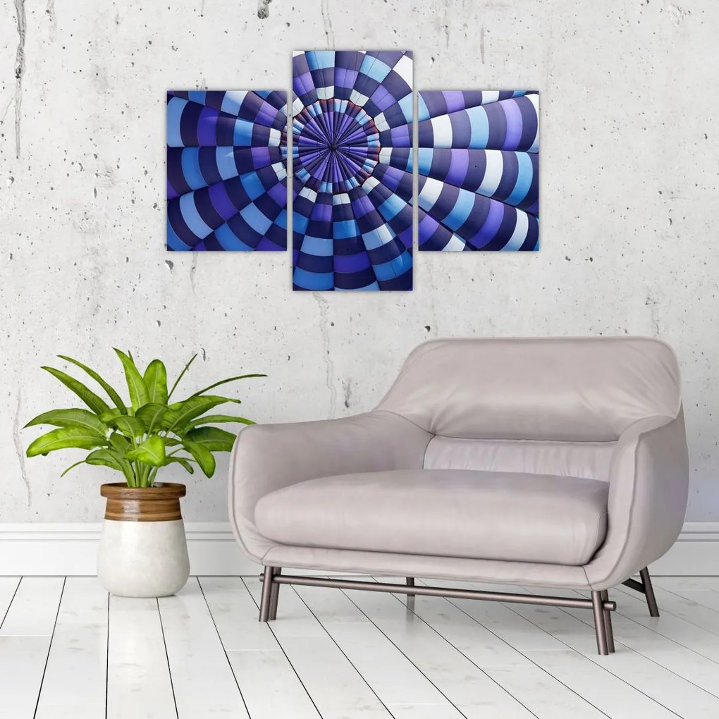 Tablou cu structura balonului zburător (90x60 cm)