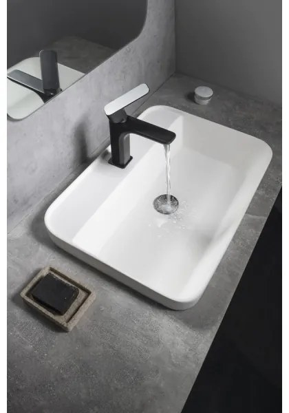 Sapho - Lavoar încastrat 55 x 39 cm, din ceramică, alb