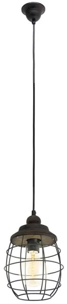 Eglo 49219 - Lustră BAMPTON, 1x E27, 60 W, 230 V