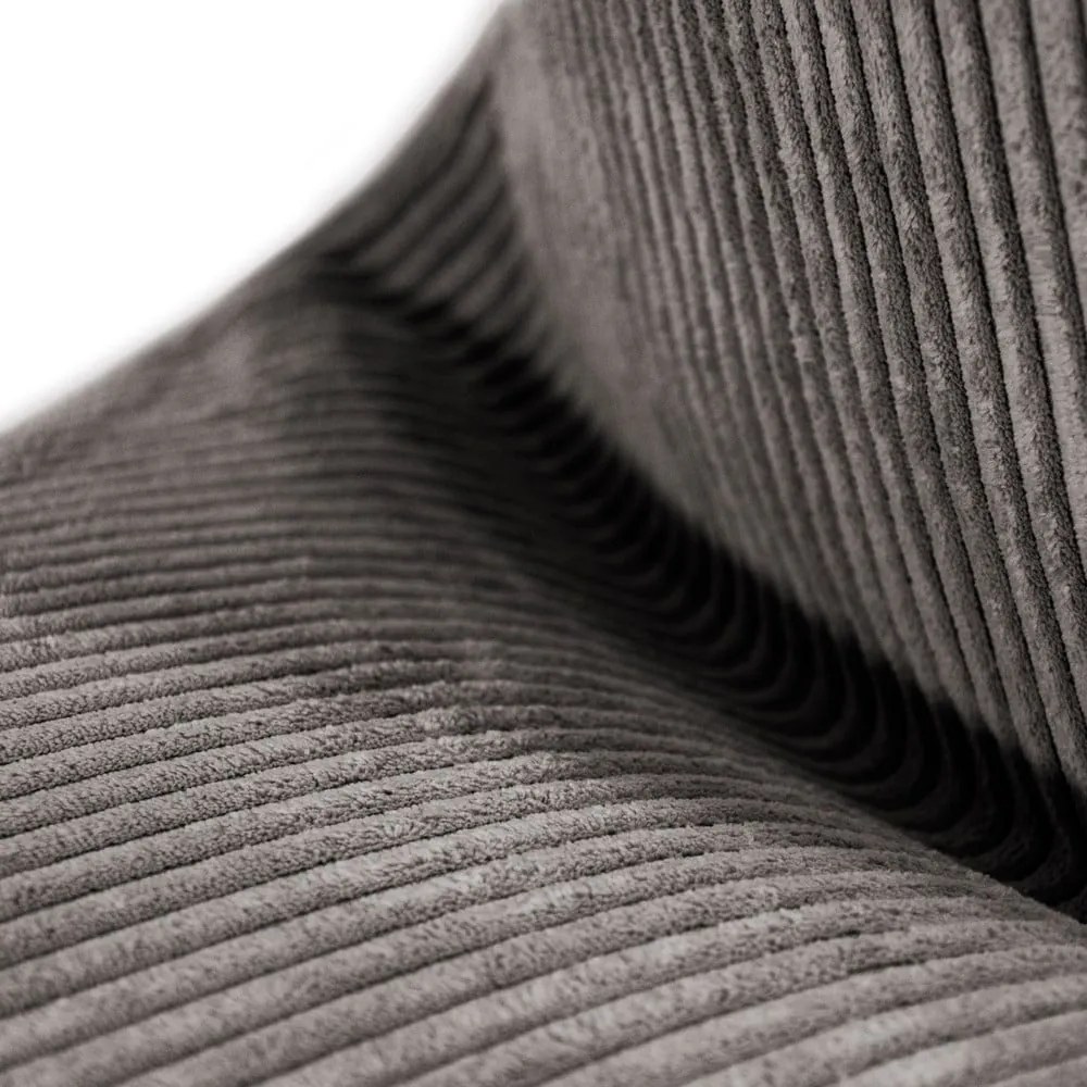 Fotoliu bean bag verde cu tapițerie din catifea reiată Seat Lounge – SLOWDOWN