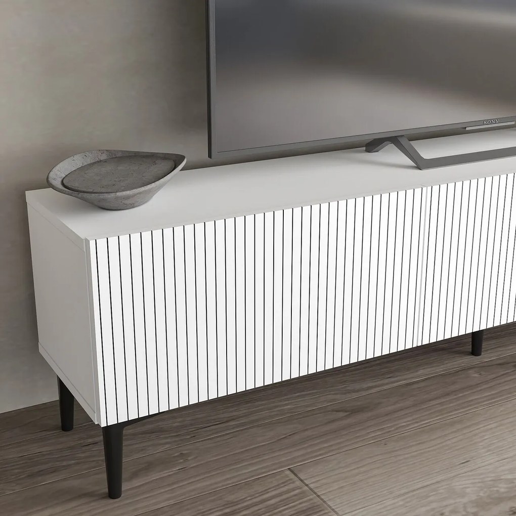 Comoda TV, Hanah Home, Oscar, 180x45x31.4 cm, Alb