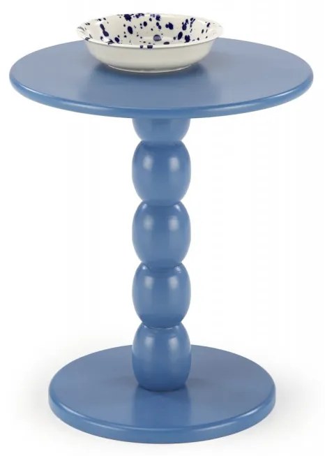 Masa de cafea rotunda Cirilla albastra ø40/h47 cm
