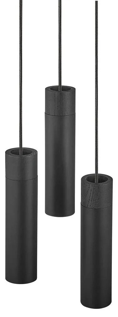 Lustra cu 3 pendule stil minimalist design nordic Tilo negru 2010473003 NL