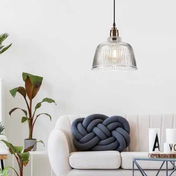 Lustră pe cablu ASTA 1xE27/60W/230V bronz