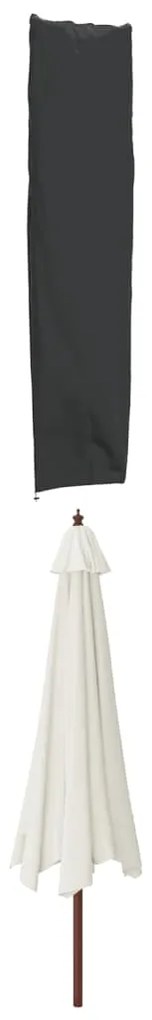 359682 vidaXL Husă pentru umbrelă de grădină neagră 240x57/57 cm Oxford 420D