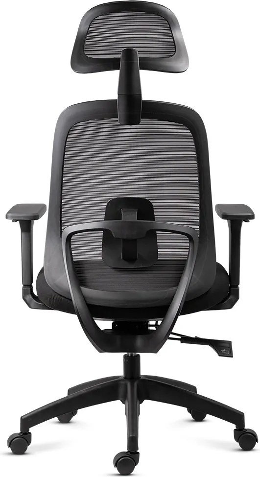 Scaun de birou ergonomic din mesh cu brațe 3D și spătar rabatabil OFF 404 negru
