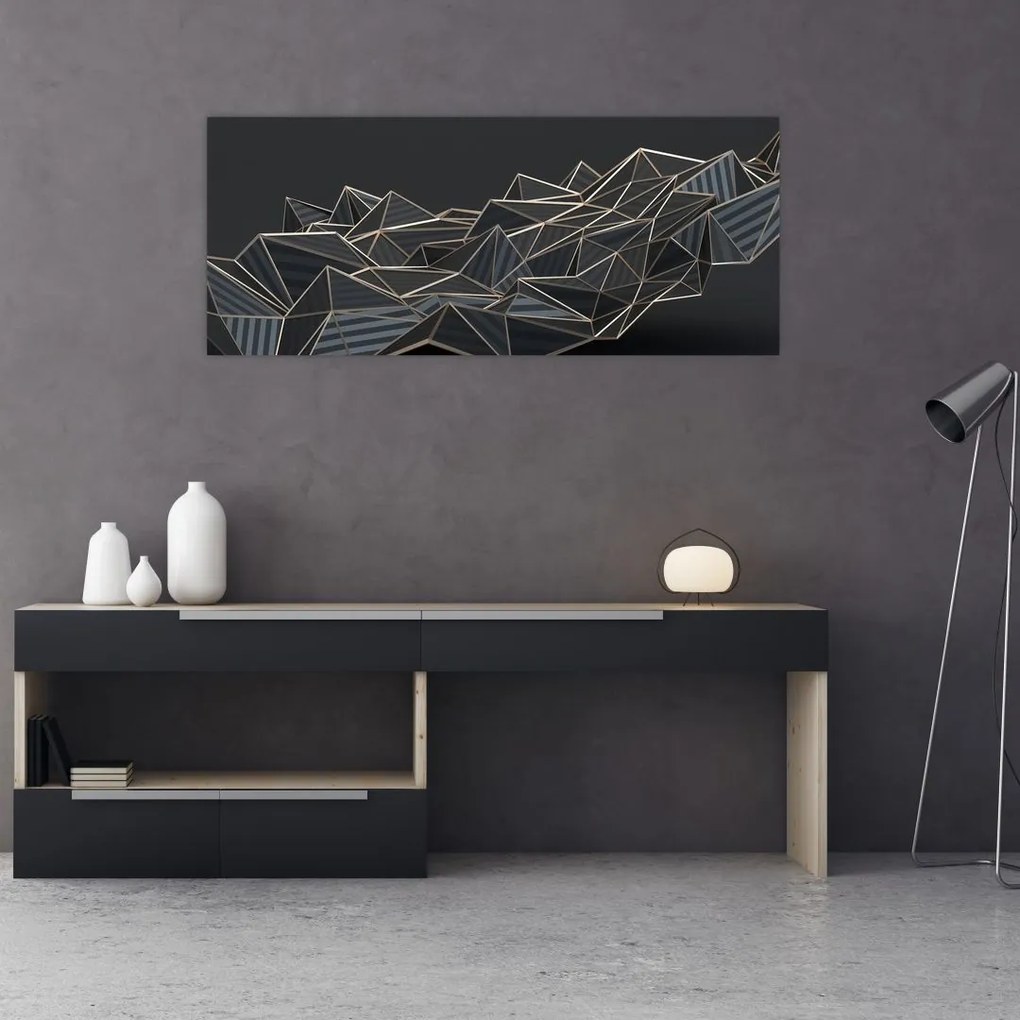 Tablou abstracției (120x50 cm)