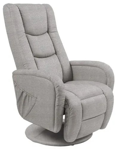 Fotoliu recliner cu functie de masaj Pulsar 2 stofa gri H106 cm