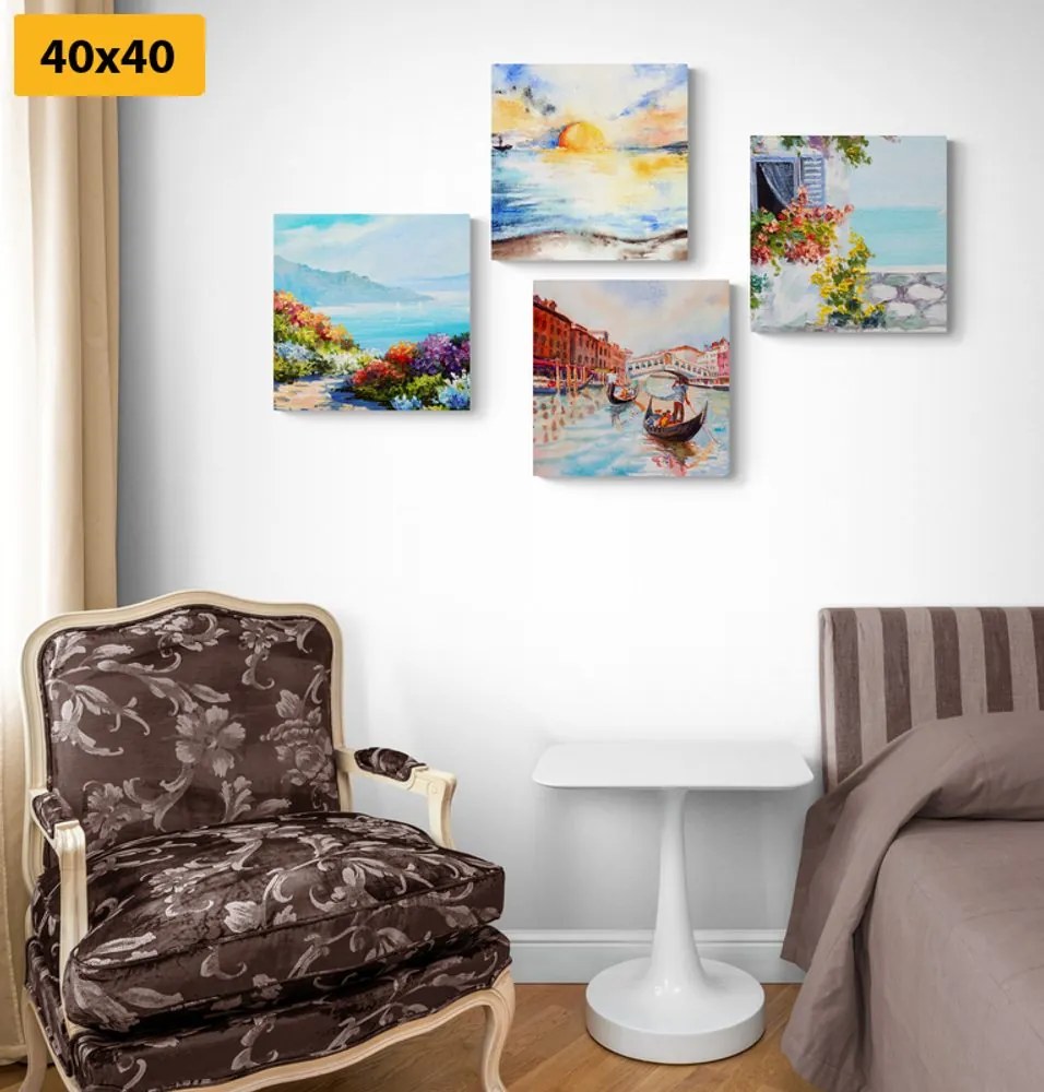 Set tablouri peisajul pictat