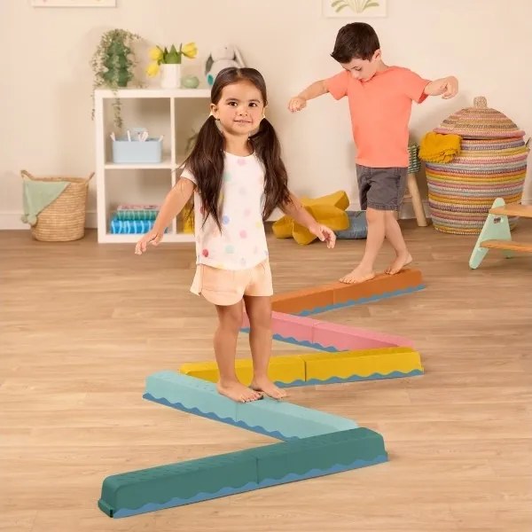 Cursă cu obstacole B-Toys BALANCE & HOP 10 buc.
