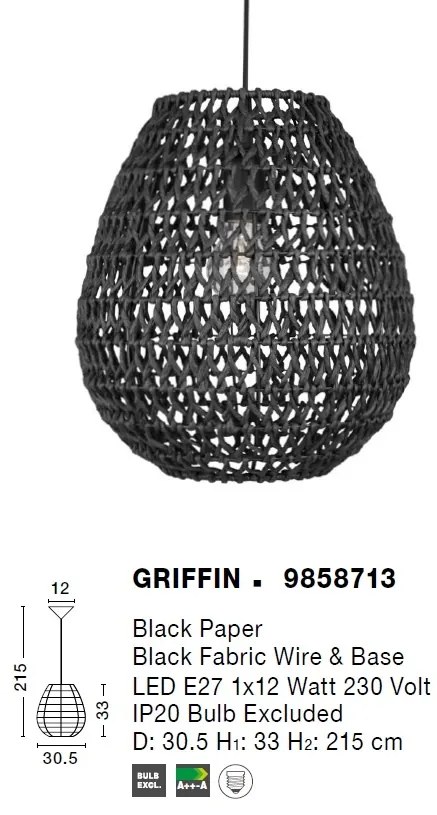 Lustra moderna design decorativ Griffin NVL-9858713