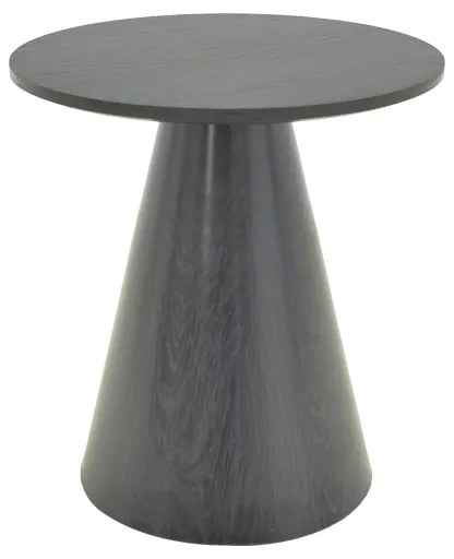 Masutea Cafea Donna MDF Negru, Diametru 45 Cm