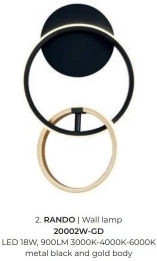Lustra LED moderna design circular RANDO