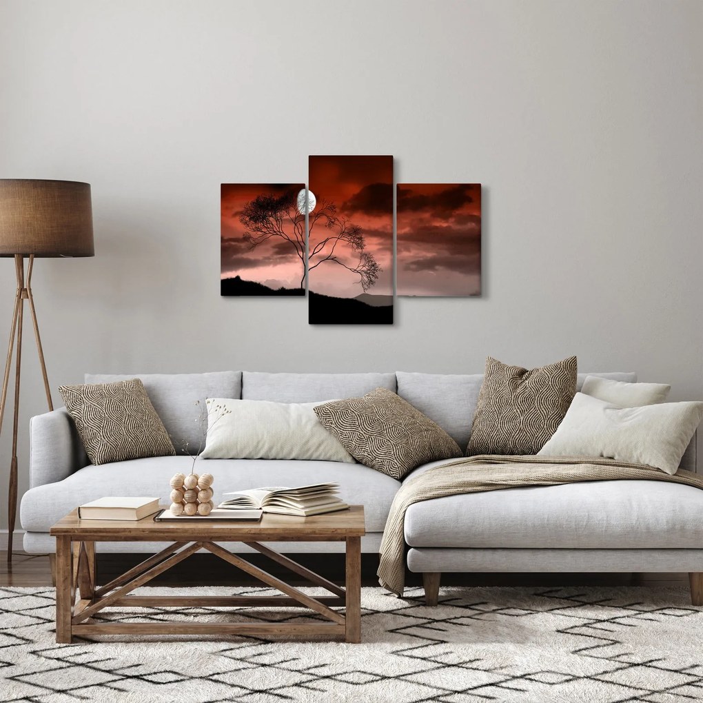 Tablou - Luna luminează noaptea (90x60 cm)