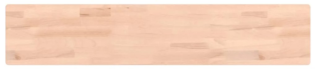 356016 vidaXL Raft de perete, 100x20x2,5 cm, lemn masiv de fag