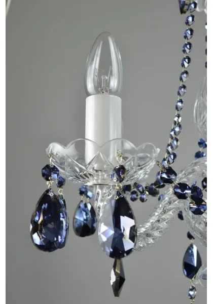 Wranovsky JWZ102052101 - Lustră de cristal pe lanț DE LUXE 5xE14/40W/230V