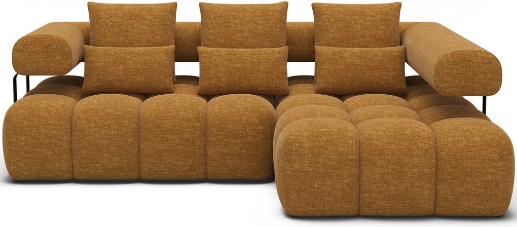 Colțar lemn masiv extensibil modern Levvi Personalizabil, 260 × 184 × 102 cm - Manhattan 45, Dreapta