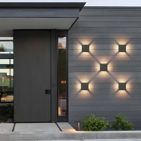 Brilagi - Aplică de perete LED pentru exterior QUADRAY LED/6W/230V, antracit, IP54