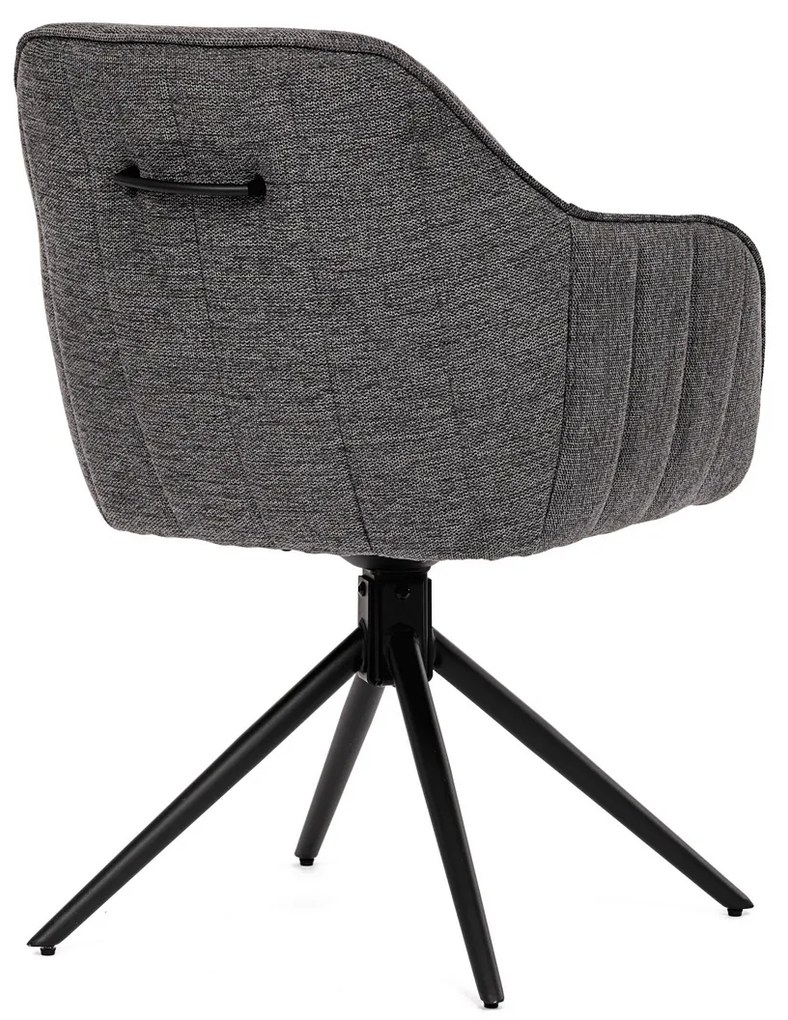 Set de scaune de sufragerie cu mecanism deîntoarcere HC-536 GREY2, 2 buc.