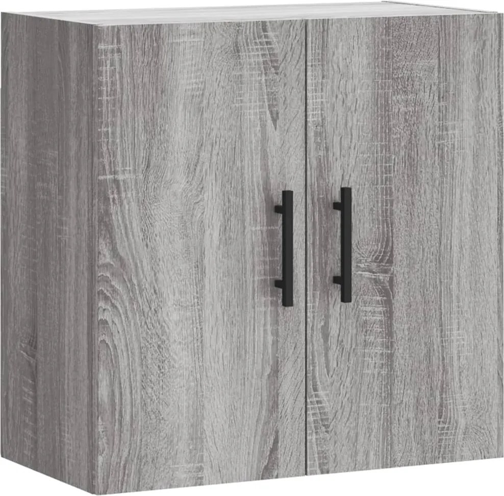 vidaXL Dulap de perete, gri sonoma, 60x31x60 cm, lemn compozit