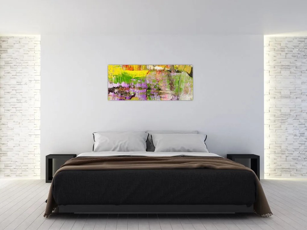 Tablou cu abstracție - pictura (120x50 cm)