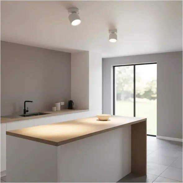 Spot OH12F 1xGX53/35W/230V 8,5 cm alb